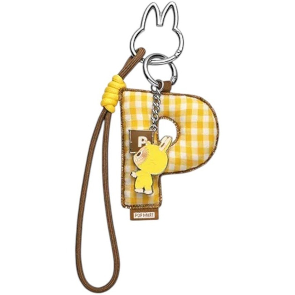 POP MART Labubu "P" CONFIRMED LETTER KEYCHAIN PENDANT The Monsters Pin For Love!